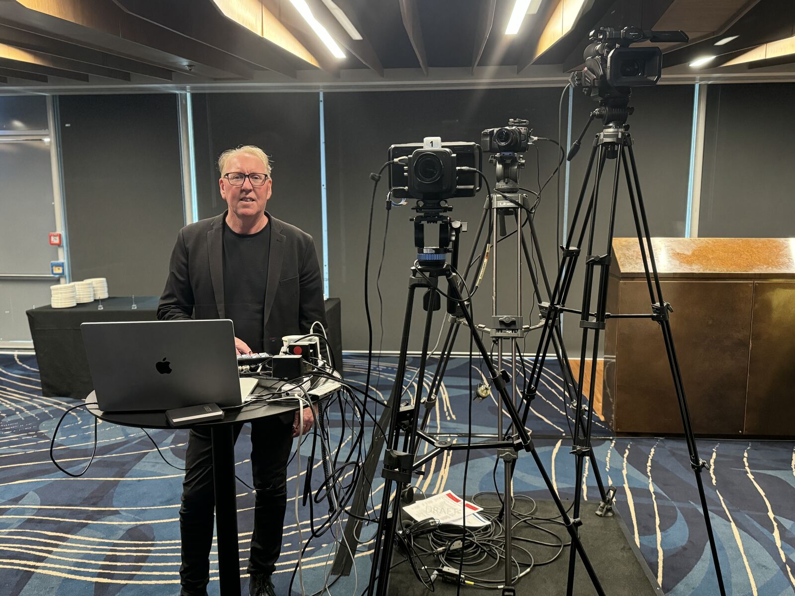 Pete Ward at work